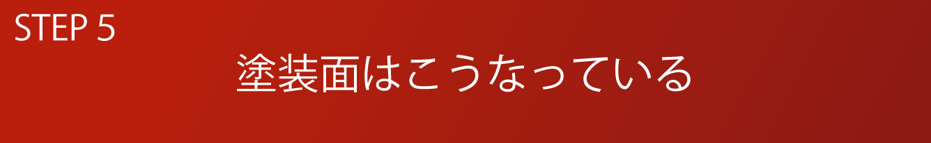 STEP5 塗装面はこうなっている